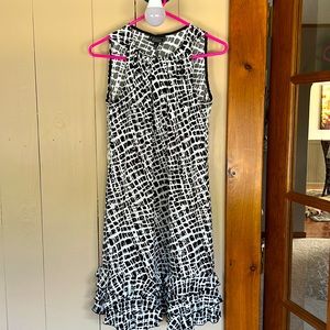 Women’s Black and White dress small